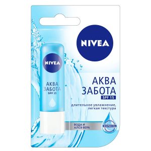 Бальзам для губ Nivea Аква Забота 85088