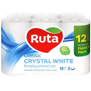 Бумага туалетная Ruta Classic белая