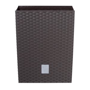 Горшок для цветов пластмассовый Rato low DRTS265L 440U серо-коричневый