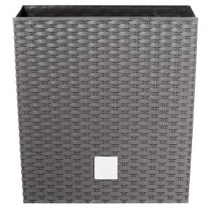 Горшок для цветов пластмассовый Rato low DRTS325L 7529U серый