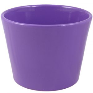 Кашпо керамическое 440 12 см фиолетовый