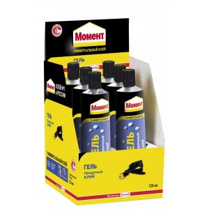Клей Момент гель 125 мл шоу-бокс