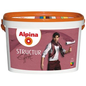 Краска Alpina Effekt Structur Colorexpress Weiss 10 литра
