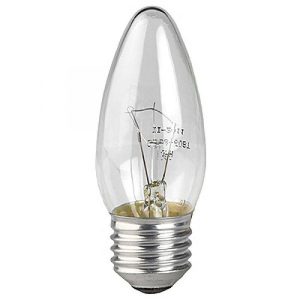 Лампа накаливания ДС40 (свеча) 40Вт Е27 ЛИСМА