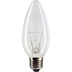 Лампа накаливания ДСМТ40-1 (свеча мат.) 40Вт Е14 (в кр.уп.) (ОАО БЭЛЗ) (2.148300)