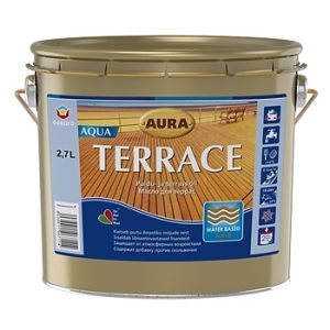 Масло для террас Aura Terrace Aqua Brown 2