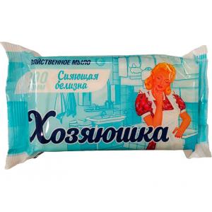 Мыло хозяйственное 65% Хозяюшка Сияющая белизна
