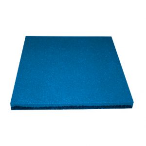 Плитка резиновая 500x500x40 мм синяя