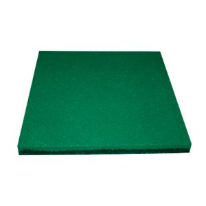 Плитка резиновая 500x500x40 мм зеленая