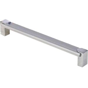 Ручка мебельная алюминий с вставкой