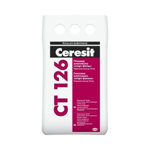 Шпатлевка гипсовая старт-финиш Ceresit СТ 126 5 кг