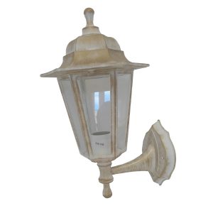 Светильник садовый ЛЕДА 1 белый под бронзу