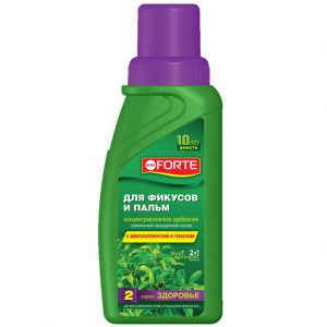 Удобрение Bona Forte серия Здоровье для фикусов и пальм