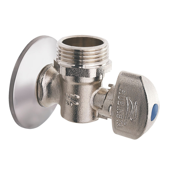 Вентиль угловой шаровый Rubineta 662016 1/2х3/4 для стиральных машин Вентиль угловой шаровый Rubineta 662016 1/2х3/4 для стиральных машин