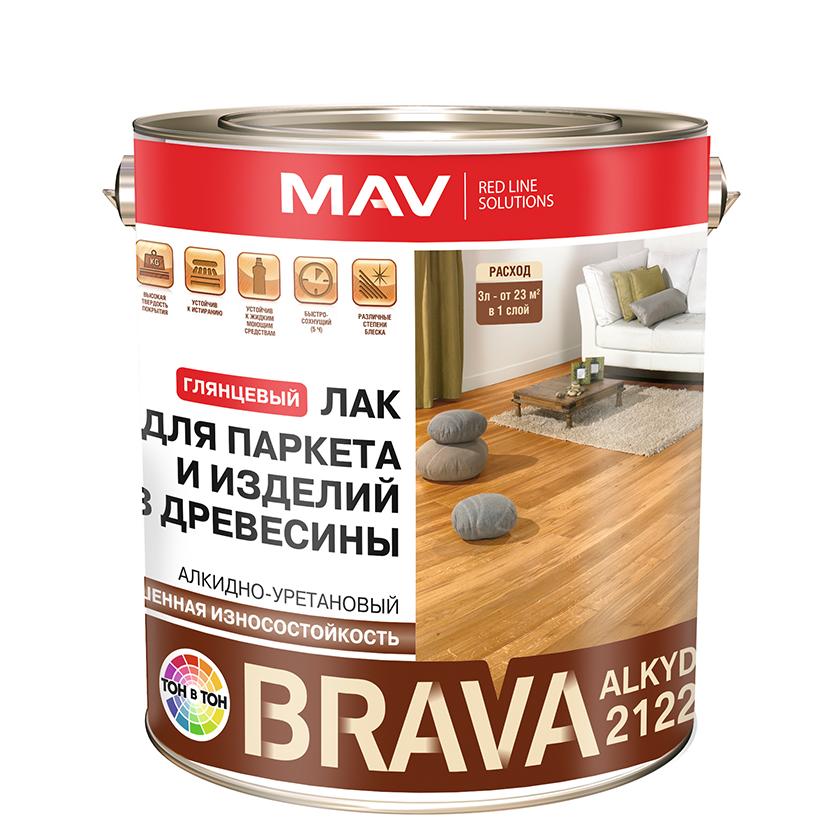 Алкидно-уретановый лак МАВ Ecol для паркета матовый 3 литра купить в ...