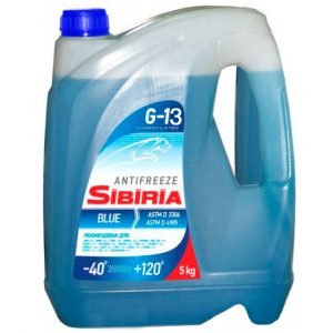 Антифриз SIBIRIA ОЖ-40 синий 5 кг