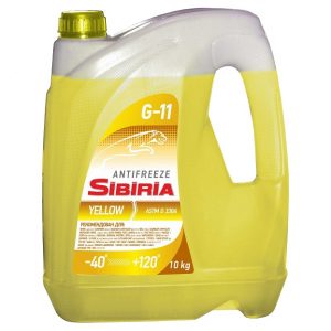 Антифриз SIBIRIA ОЖ-40 желтый 10 кг
