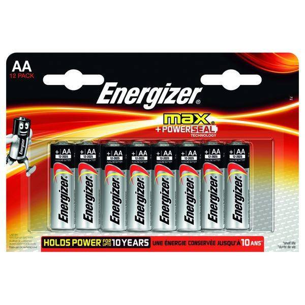 Батарейки ENERGIZER MAX E91/AA BP 12шт E300112602