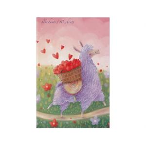 Блокнот А5 80л престиж Лавандовая лама