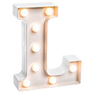 Буква L декоративная с LED подсветкой