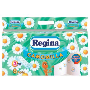 Бумага туалетная Regina 8шт. Ромашка