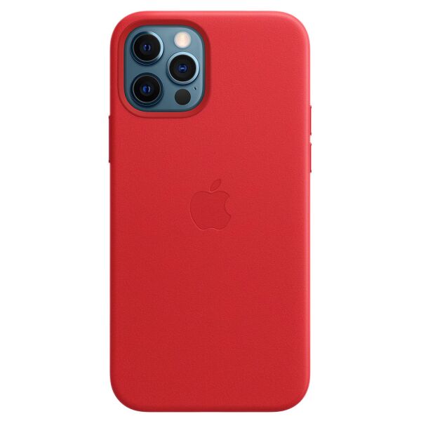 Чехол Apple MagSafe Leather Case для iPhone 12 Pro Max (красный) MHKJ3ZE/A Чехол Apple MagSafe Leather Case для iPhone 12 Pro Max (красный) MHKJ3ZE/A
