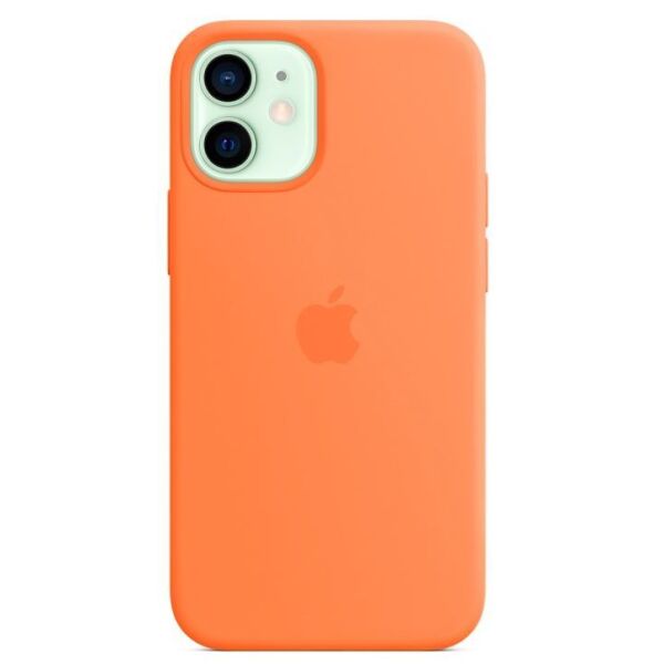 Чехол Apple MagSafe Silicone Case для iPhone 12 mini (кумкват) MHKN3ZM/A Чехол Apple MagSafe Silicone Case для iPhone 12 mini (кумкват) MHKN3ZM/A