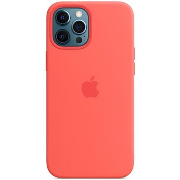 Чехол Apple MagSafe Silicone Case для iPhone 12 Pro Max (розовый цитрус) MHL93ZE/A Чехол Apple MagSafe Silicone Case для iPhone 12 Pro Max (розовый цитрус) MHL93ZE/A