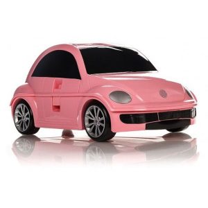 Детский чемодан RIDAZ Volkswagen Beetle (розовый)