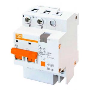 Дифавтомат АД-2 2Р SQ0221-0003 TDM