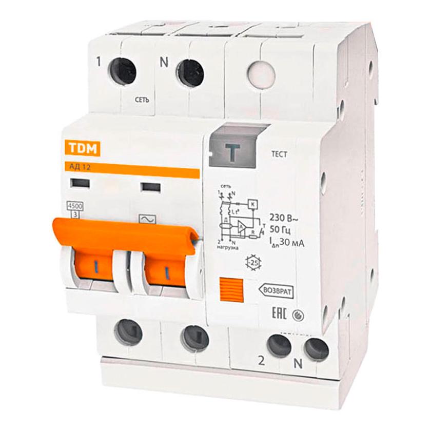 Дифференциальный автомат TDM ELECTRIC SQ0204-0003 Дифференциальный автомат TDM ELECTRIC SQ0204-0003