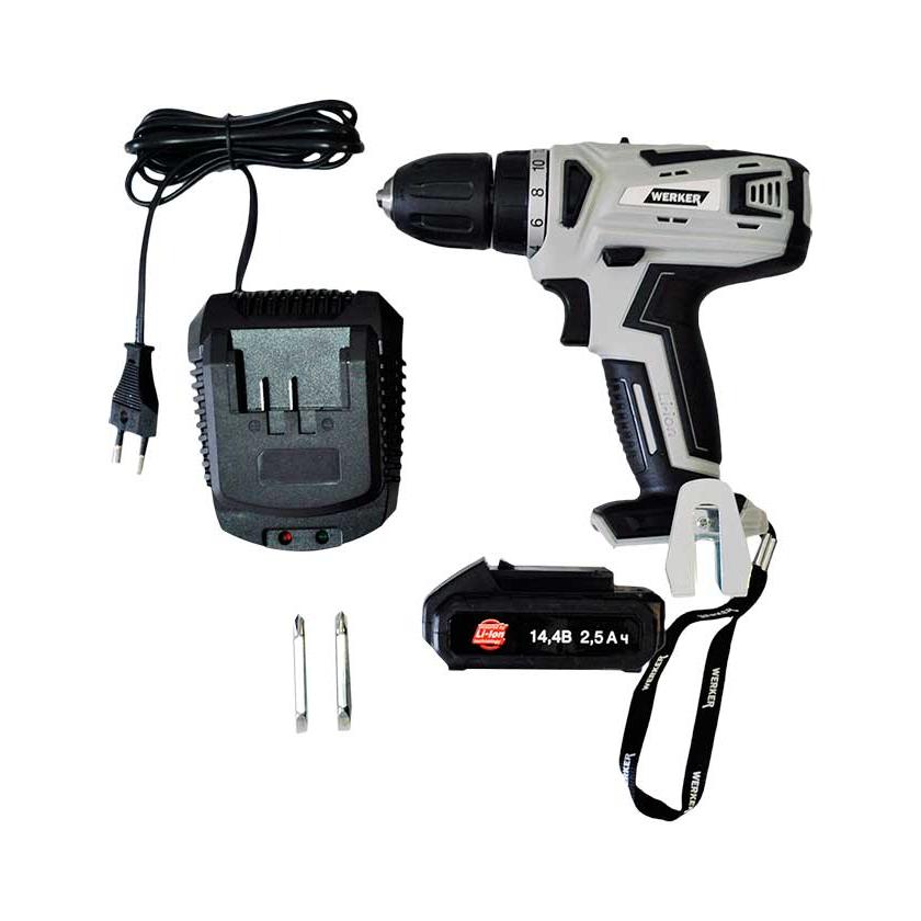 Дрель-шуруповерт Werker CD 1411 Li с 1-м АКБ Дрель-шуруповерт Werker CD 1411 Li с 1-м АКБ