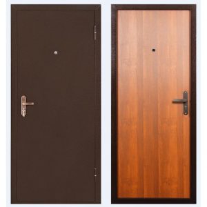 Дверь металлическая квартирная СПЕЦ BMD итал.орех/антик.медь 2050*950 R