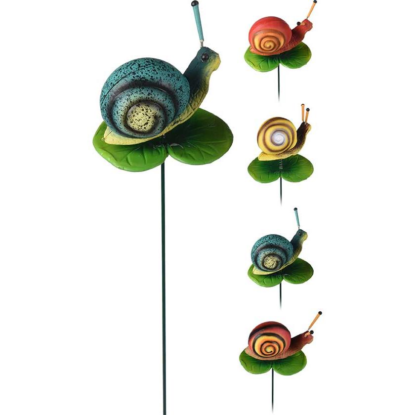 Фигура садовая Улитка с листом лотоса 557000680 60см Фигура садовая Улитка с листом лотоса 557000680 60см
