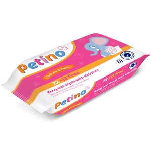 г Салфетки влажные Petino д/детей с аллантоином 72шт