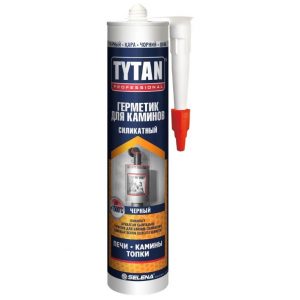 Герметик для каминов черный Tytan Professional 280 мл
