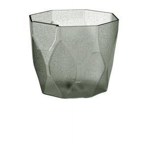 Горшок для цветов ROCKA P DROC140P CG6U прозрачный серый