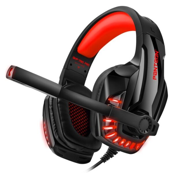 Игровая стереогарнитура Jet.A PANTEON GHP-750 PRO (черно-красный) Игровая стереогарнитура Jet.A PANTEON GHP-750 PRO (черно-красный)