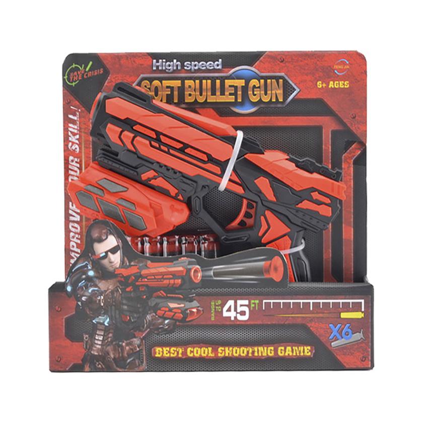 Игрушечное оружие Бластер 6-зарядный Игрушечное оружие Бластер 6-зарядный