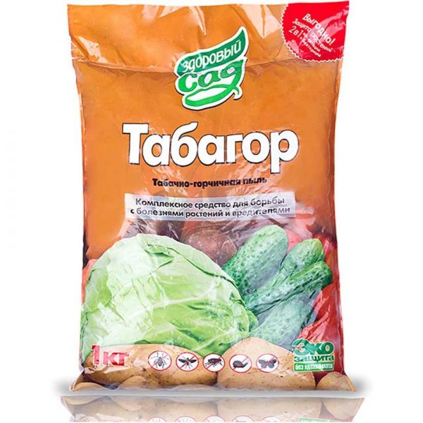 Инсектицид Табагор (горчично-табачная пыль)