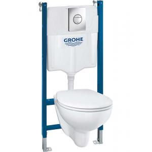 Инсталляция с подвесным унитазом Grohe Solido 5 в 1