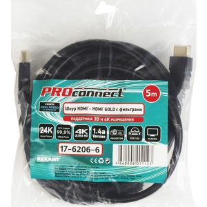 Кабель PROCONNECT R17-6206-6/20 HDMI 1.4b (male-male)