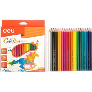 Карандаши цветные пластиковые 24цв. в картонной упаковке