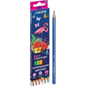 Карандаши DEVENTE 6 цв FLAMINGO 2М