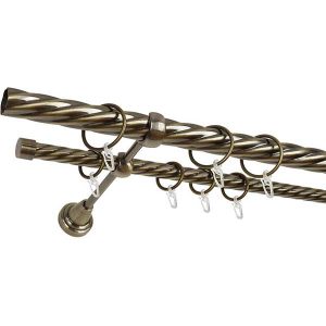 Карниз металлический DECORULE СТАМБУЛ DR_К_Ст-300_25/2P/5 золото антик