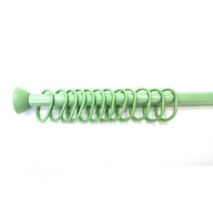 Карниз металлический с кольцами 115-220 см зелёный (арт. M-05805) PRIMANOVA