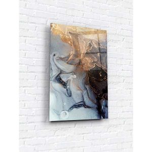 Картина на стекле 40х60 Белый акрил 1