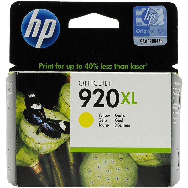 Картридж HP CD974AE №920XL Yellow Картридж HP CD974AE №920XL Yellow