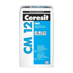 Клей для плитки Ceresit CM 12 Gres 25 кг