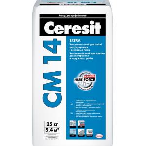 Клей для плитки Ceresit CM 14 Extra 25 кг